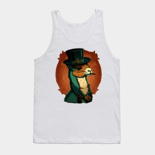 Alpaca With Top Hat Tank Top